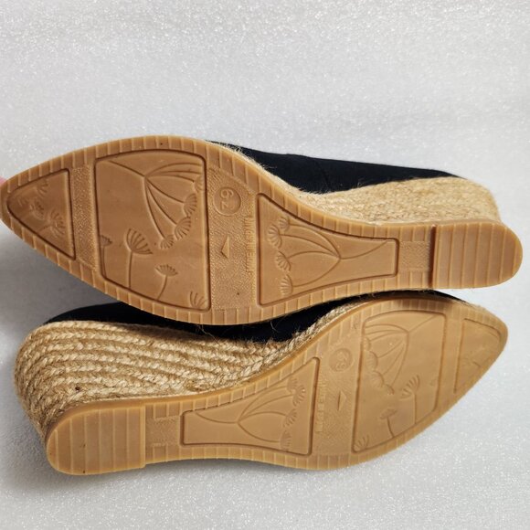 Elegant Black Wedge Shoes - Picture 10 of 15